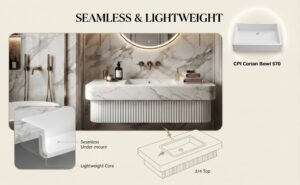 CPI Corian Bowl 570 – Seamless Under-Mount Basin